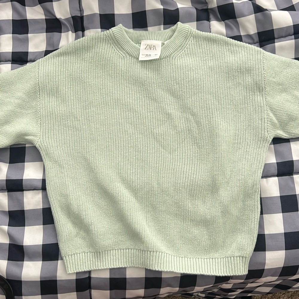 Mint green sweater